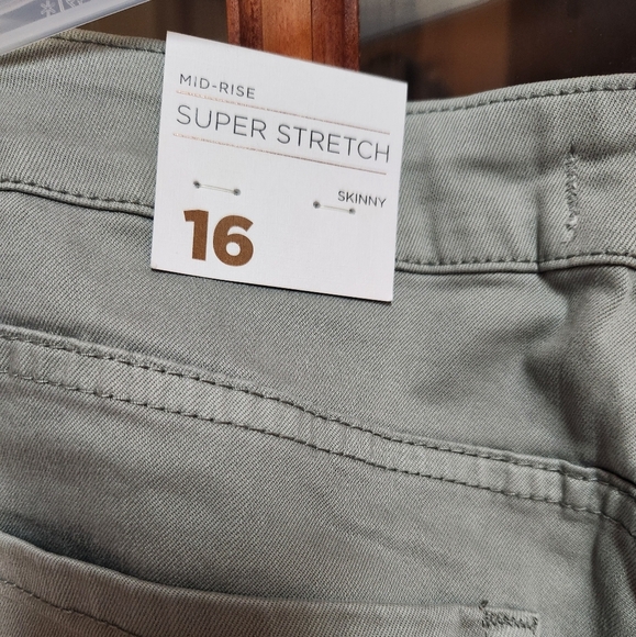 Lane Bryant Gray Skinny Beaded Jeans - Picture 7 of 7